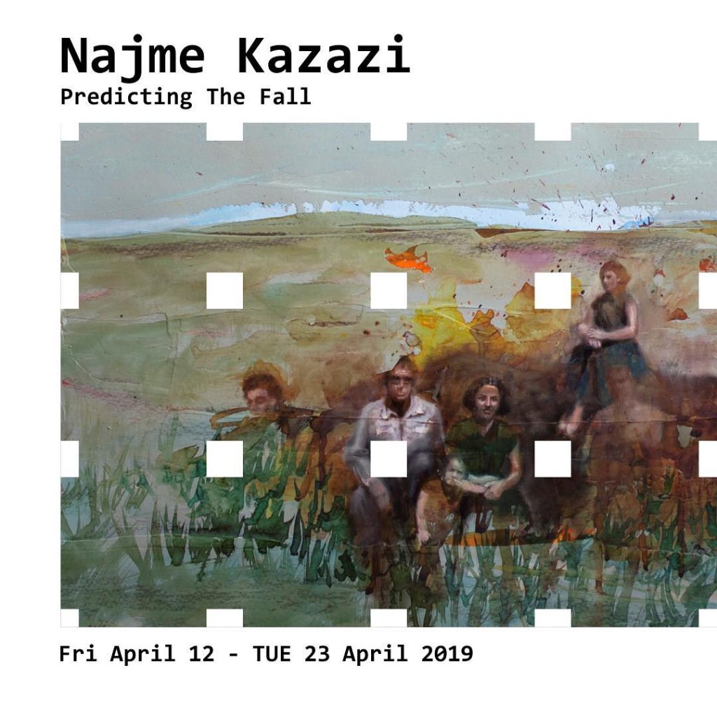 Predicting the Fall | Solo Exhibition by Najme Kazazi